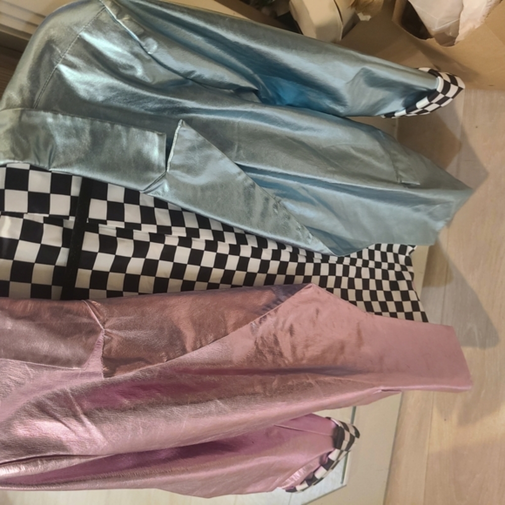 Metallic Pink and Blue Jacket by lala